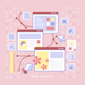 平面设计概念 f web 设计