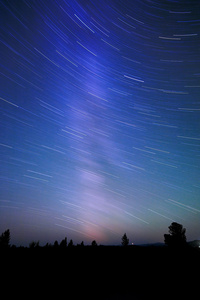 繁星点点的夜空