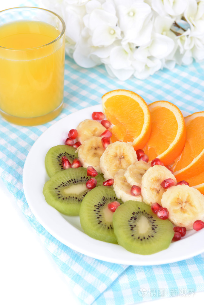 上表中的特写上盘香甜新鲜水果