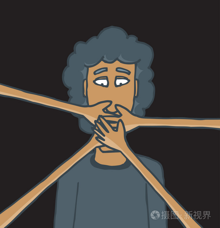 检查员捂嘴