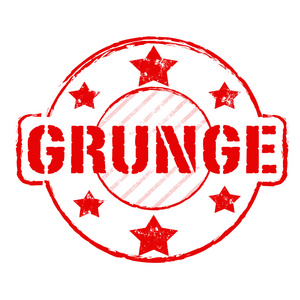 grunge 邮票