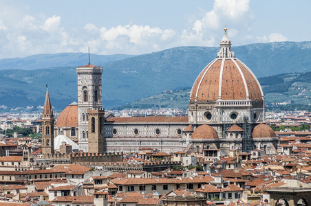 大教堂 di santa maria del fiore 在佛罗伦萨，意大利