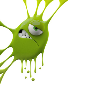 愤怒的绿色怪物