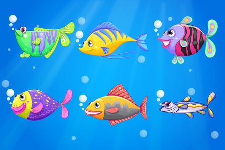 多彩的鱼类与海洋