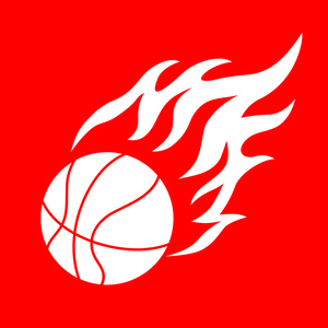 basketballball 和火焰