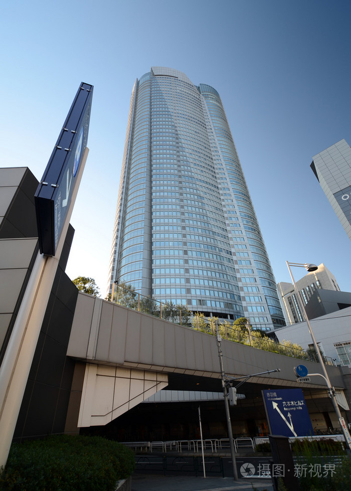 六本木山塔在东京日本
