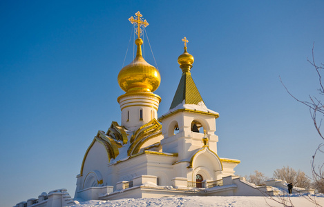 俄罗斯。冬天殿的六翼天使 sarovskogo