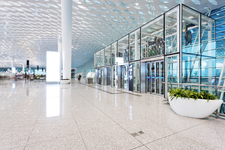 现代机场码头等候室图片