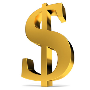 黄金美元点击图标图片-黄金美元点击图标素材-黄金美元点击图标插画-