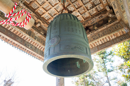 镰仓，日本2014 年 3 月 22 日 sugimotodera 寺。在镰仓最古老的寺庙之一