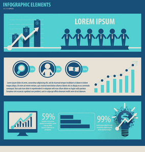 图表设计模板infograph 现代设计图