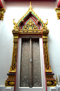 泰国佛教寺院门，那空寺