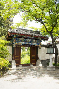 北京,北海公园,皇家园林,门楼仿古门楼分支中国北京紫禁城门楼中国门