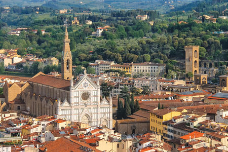 佛罗伦萨历史中心俯视图