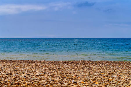 波动 美丽的 海滩 风景 天空 地平线 夏天 海洋 放松