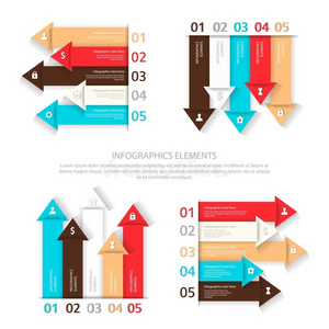 信息图表的矢量设计元素集