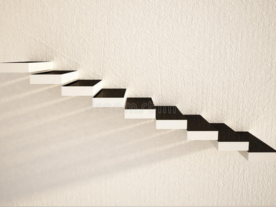 白色楼梯或架子