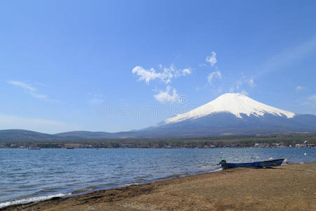 富士山在日本山中湖