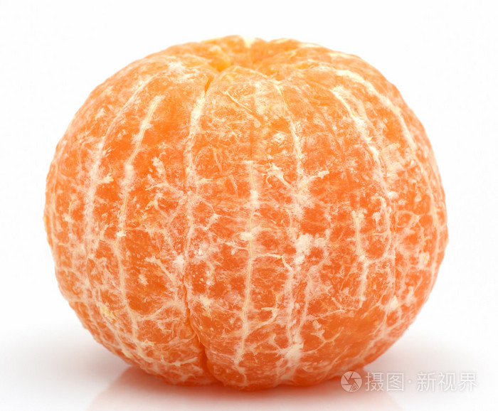 橙色国语或孤立的橘果