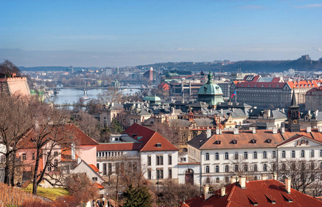 布拉格的历史文化保护区的视图图片