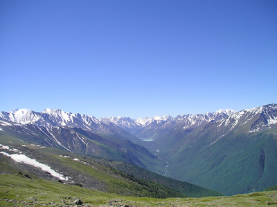 山脉的阿尔泰山