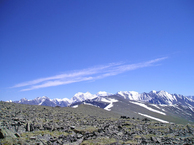 山脉的阿尔泰山