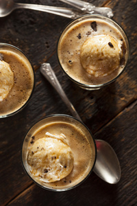 自制 affogato 配冰激淋