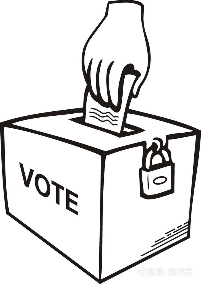手与投票选票插画-正版商用图片1f88od-摄图新视界