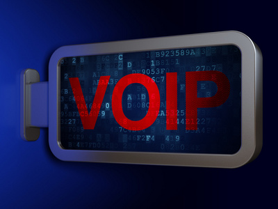 web 开发的概念 voip 广告牌背景