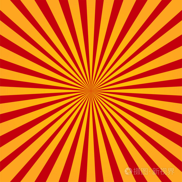 多彩的黄色和红色雷森伯斯特风格抽象背景