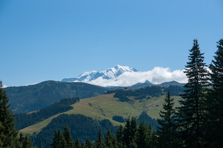 在阿尔卑斯山风景