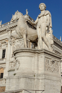 城市景观广场 del campidoglio 意大利罗马