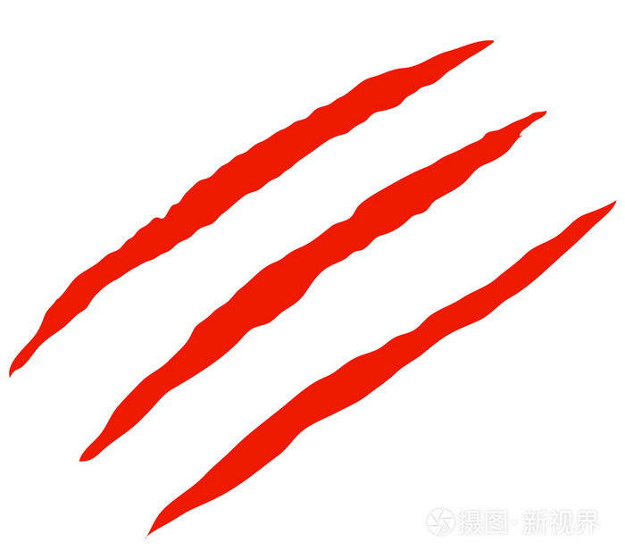 爪抓痕矢量插画-正版商用图片1f8r3w-摄图新视界