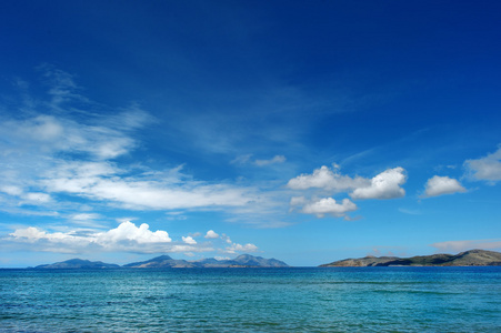 科斯岛上壮观的海景