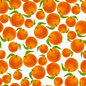 橙色无缝图案