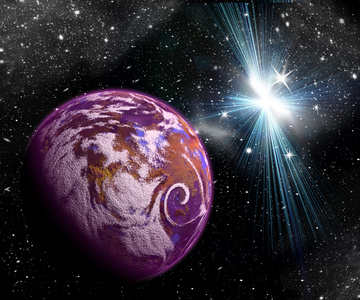 在空间中的行星图片-在空间中的行星素材-在空间中的行星插画-摄图新