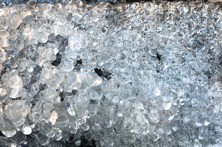透明的冰块石笋模式结构靠拢