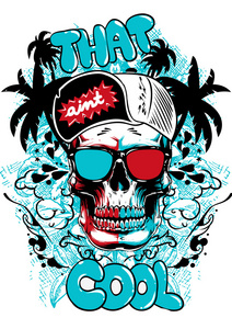 说唱的头骨图片