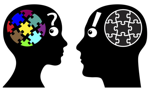 认知差异图片
