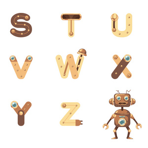字母 s z 机器人