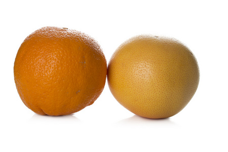 葡萄柚和橙色