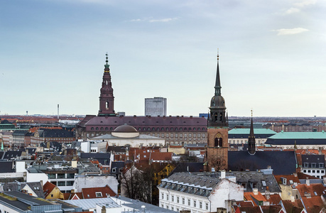 哥本哈根，丹麦的视图