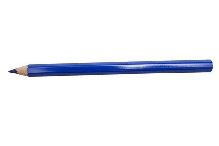 蓝色彩色铅笔