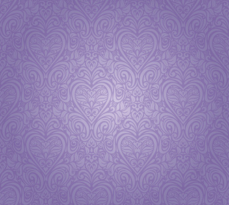 紫罗兰色的老式无缝花背景设计