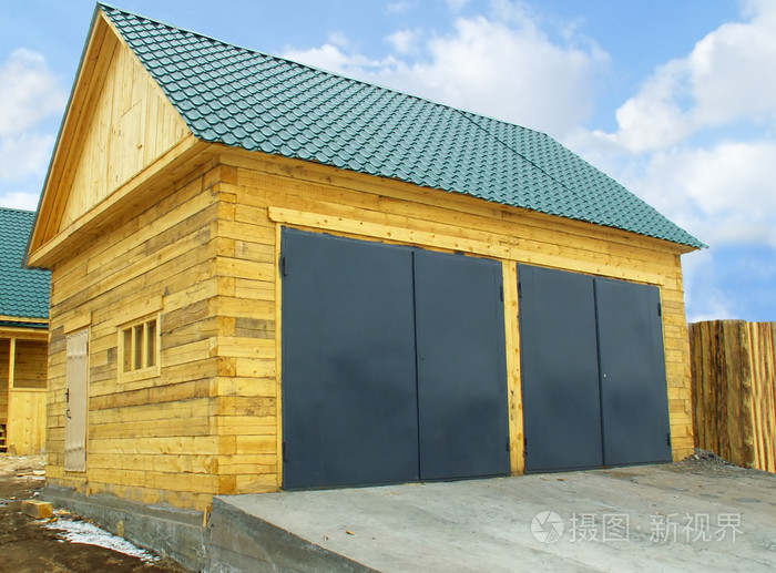 木制车库