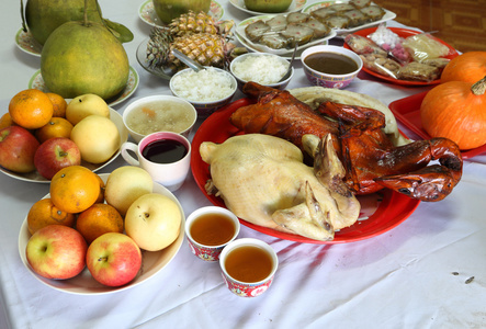 中国农历新年文化的各种食物