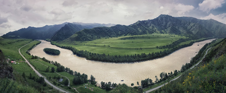 俄罗斯阿尔泰山景观