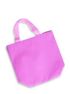 粉红色的颜色织物袋