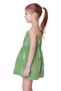 马尾辫小女孩图片