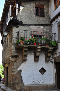 中世纪的房子。la alberca。西班牙